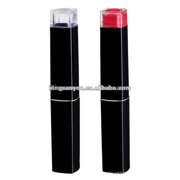 2015 new plastic white slim black paper wholesale lipstick tube